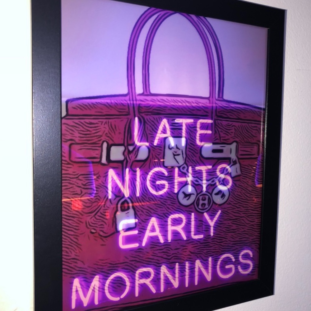 Glam Art Framed 8x10